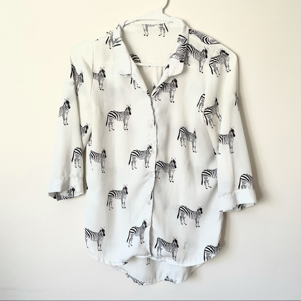 Zebra Casual Shirt